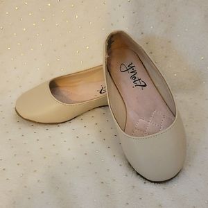 Tan slip on dress shoes size 8